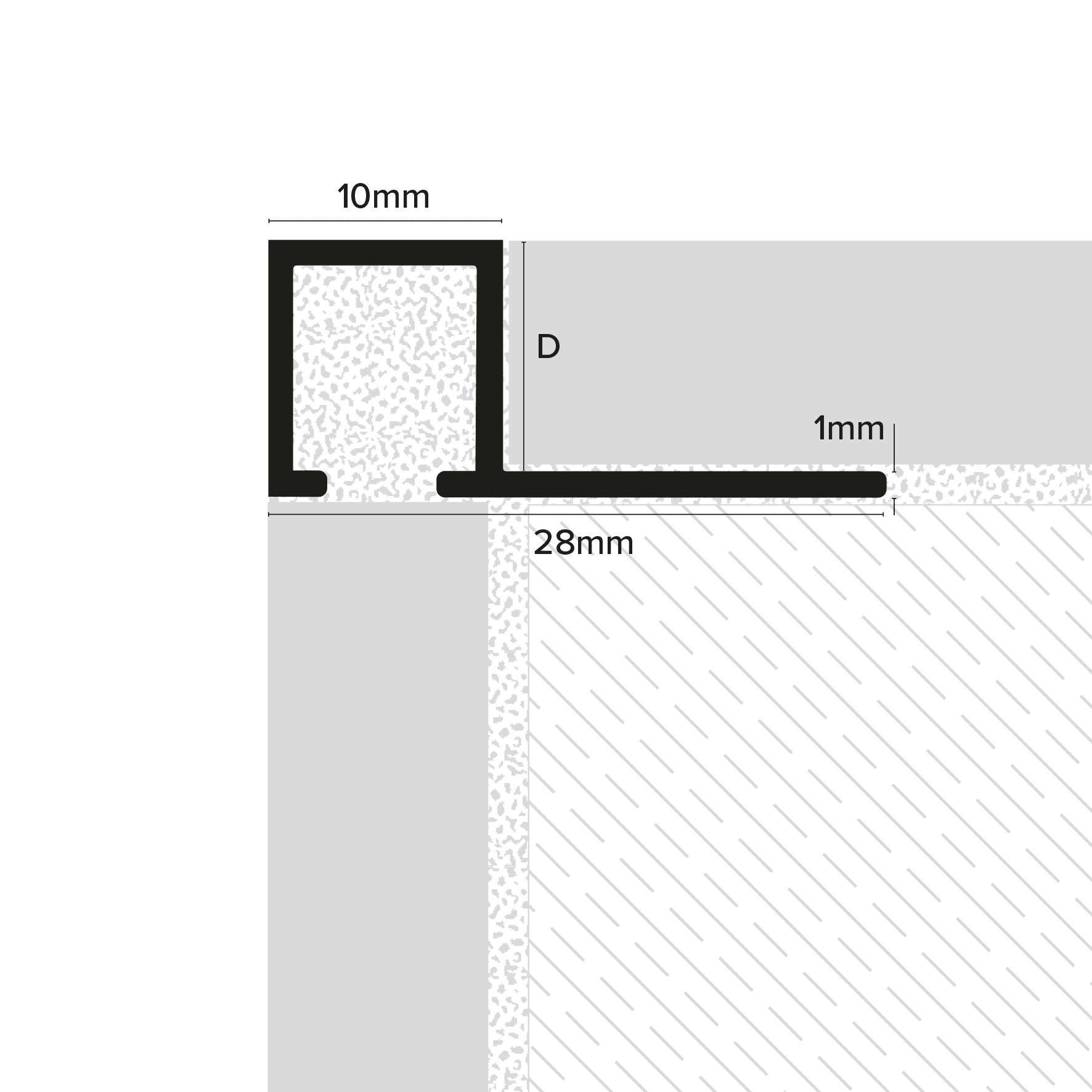 Aluminium Square Edge image