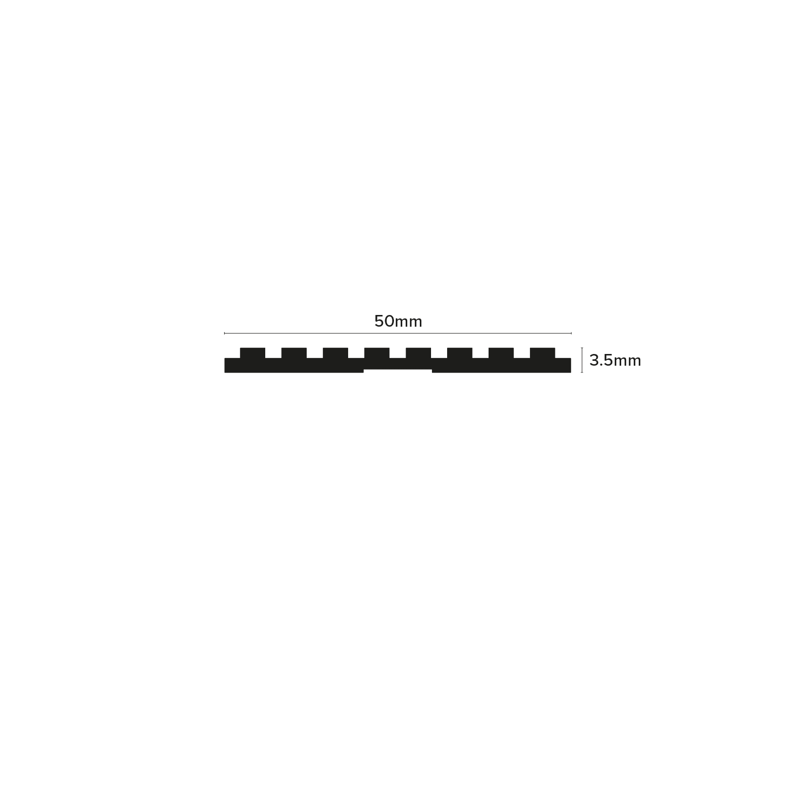 50mm Castellated Insert image